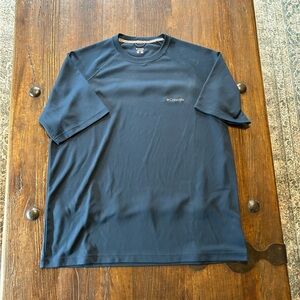Columbia Dark Blue Mesh Tee